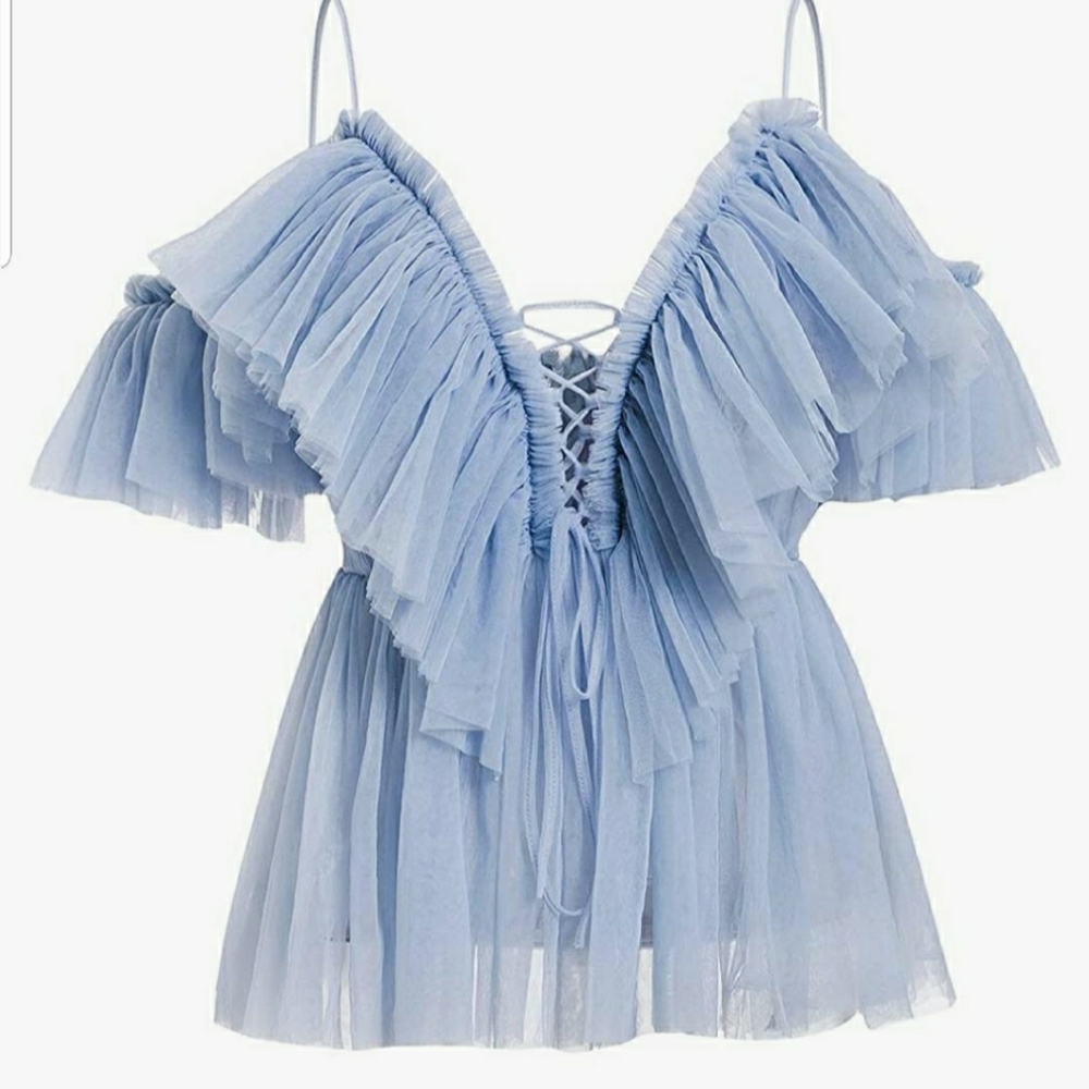 Beautiful Tule top - Picture 2 of 3